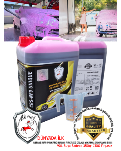 Pembe Şampuan Cilalı yıkama Köpüğü Nano 5kg Pembe Şampuan Cilalı yıkama Köpüğü Nano 5kg